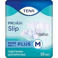 Подгузники для взрослых Tena Slip Plus M, 10 шт цена и информация | Подгузники, прокладки, одноразовые пеленки для взрослых | 220.lv