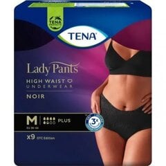 Трусики-подгузники для взрослых женские Tena Lady Pants Plus Noir M 75-105 см, 9 шт цена и информация | Подгузники, прокладки, одноразовые пеленки для взрослых | 220.lv
