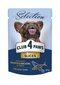 Club 4 paws Premium mitrā barība suņiem - Lasis un makrele mērcē 12 x 85g cena un informācija | Konservi suņiem | 220.lv