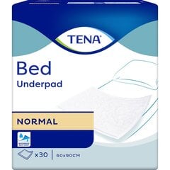 Пеленки впитывающие Tena Bed Normal, 60х90 см, 30 шт цена и информация | Подгузники, прокладки, одноразовые пеленки для взрослых | 220.lv