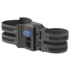 Universāls stiprinājums M-Wave Anyhold Clip On, 17x32 mm, melna cena un informācija | Velo slēdzenes | 220.lv