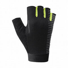 Перчатки SHIMANO Classic Gloves Yellow S, гелевые (черно-желтые) цена и информация | Велоперчатки | 220.lv
