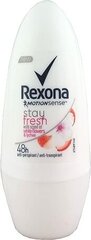 Lodīšu dezodorants Rexona Stay Fresh White Flowers and Lychee, 50 ml cena un informācija | Dezodoranti | 220.lv