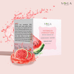 Nakts sejas maska ​​Yoga super Watermelon glow AHA cena un informācija | Serumi sejai, eļļas | 220.lv