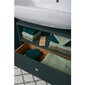 Izlietnes skapītis Tenzo Color Bath, zaļš cena un informācija | Vannas istabas skapīši | 220.lv