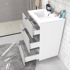 Ванная шкафчик Aatrium Marbella, 60x46x91 см, белая цена и информация | Шкафчики для ванной | 220.lv