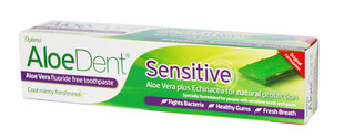 Zobu pasta AloeDent Sensitive, jutīgiem zobiem, 100 ml cena un informācija | Zobu pastas, birstes | 220.lv
