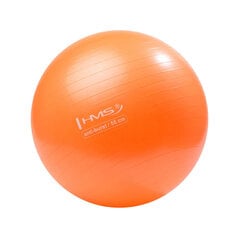 Гимнастический мяч HMS YB02N Gym Ball 55 см, оранжевый цена и информация | Гимнастические мячи | 220.lv