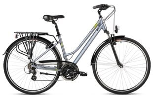 Trekinga velosipēds Romet Gazela 0 2024, 20"/L, pelēks цена и информация | Велосипеды | 220.lv