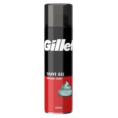 Гель для бритья Gillette Original, 200 мл цена и информация | Косметика и средства для бритья | 220.lv