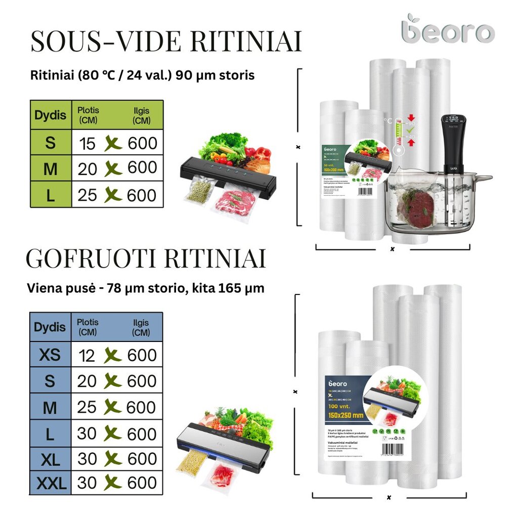 Beoro 30x40-100 cena un informācija | Vakuuma iepakotāji | 220.lv