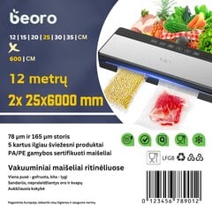 Beoro 25x600-2 цена и информация | Устройства для вакуумной упаковки | 220.lv