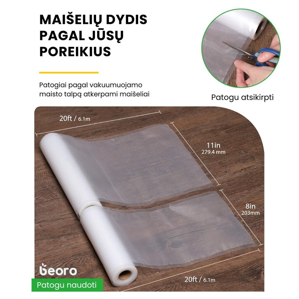 Beoro 25x600-2 cena un informācija | Vakuuma iepakotāji | 220.lv