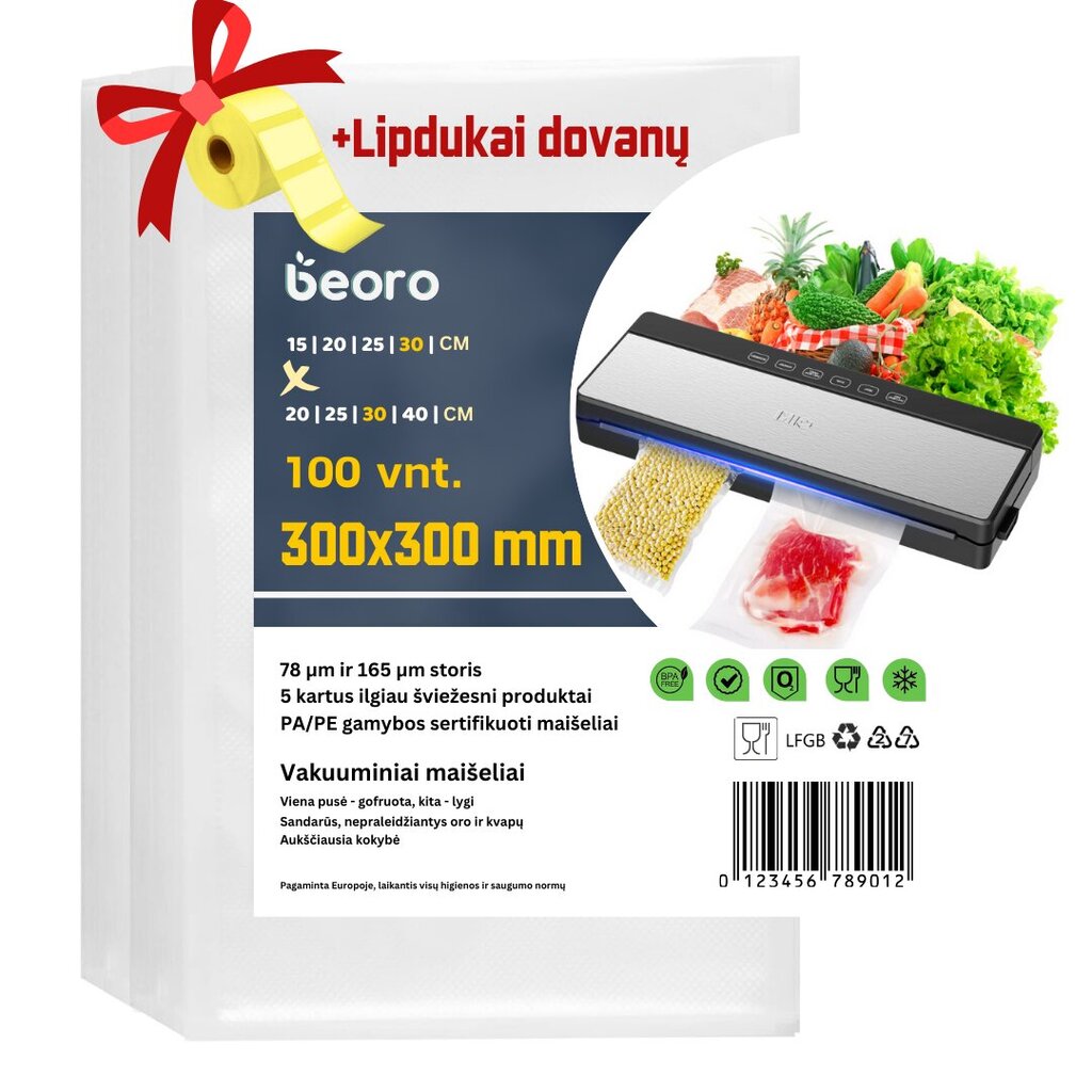 Beoro 30x30-100 цена и информация | Vakuuma iepakotāji | 220.lv