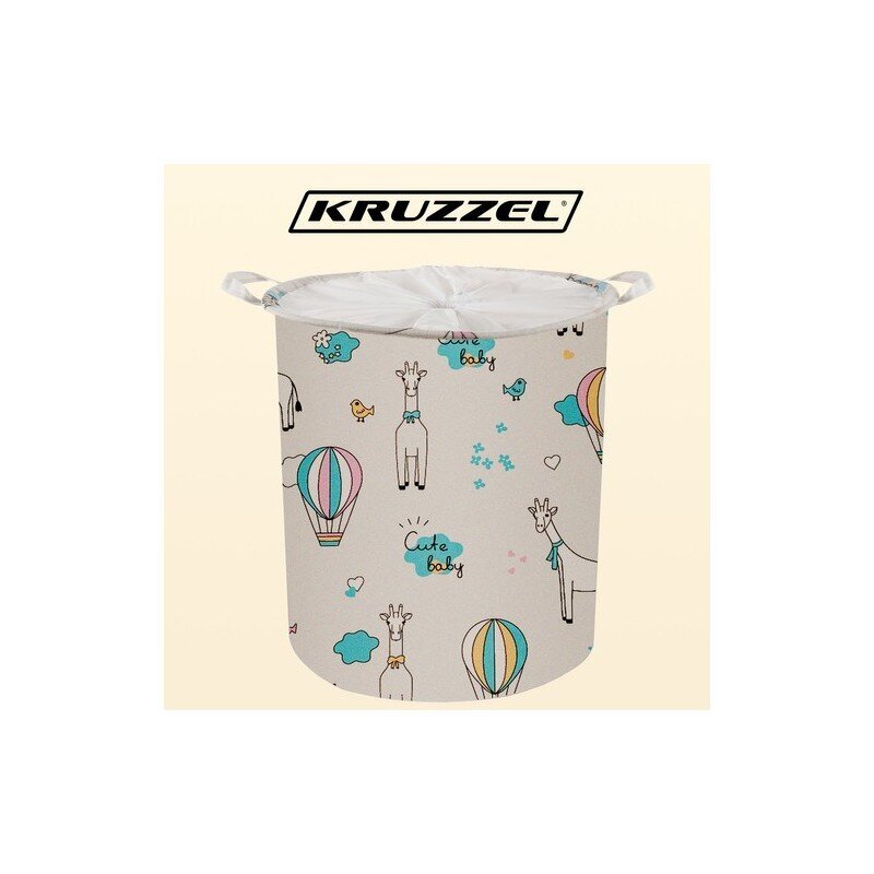 Rotaļlietu grozs - organizators Kruzzel 22013 цена и информация | Veļas grozi un mantu uzglabāšanas kastes | 220.lv