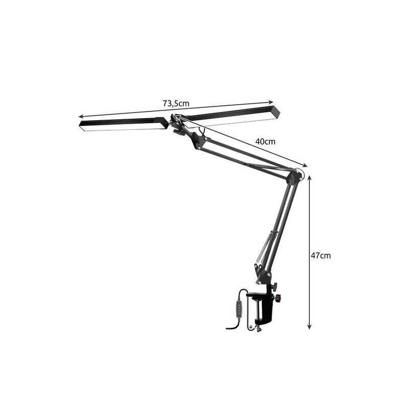 Izoxis zīmēšanas galda lampa 23080 cena un informācija | Galda lampas | 220.lv