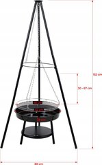 Портативный гриль Fluxar KP103 46 x 46 см цена и информация | Грили | 220.lv