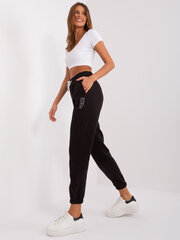 Черные спортивные брюки SUBLEVEL. цена и информация | Спортивная одежда для женщин | 220.lv