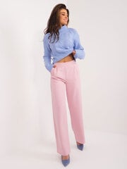 Sieviešu auduma bikses, gaiši rozā цена и информация | Женские брюки | 220.lv
