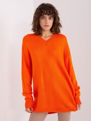 Sieviešu trikotāžas kleita, oranža cena un informācija | Sieviešu džemperi | 220.lv