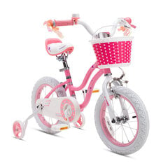 Bērnu velosipēds ROYALBABY StarGirl, 16&quot; rozā cena un informācija | Velosipēdi | 220.lv