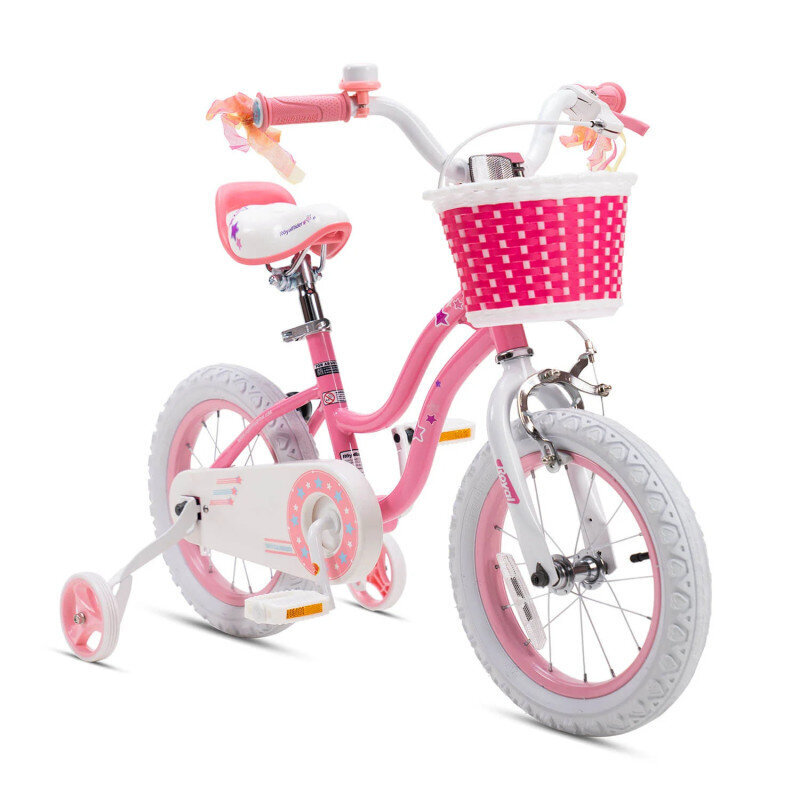 Bērnu velosipēds Royalbaby StarGirl, 16" rozā цена и информация | Velosipēdi | 220.lv