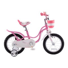 Bērnu velosipēds Royalbaby Little Swan, 14", rozā cena un informācija | Velosipēdi | 220.lv