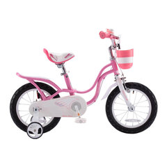 Детский велосипед ROYALBABY Little Swan, 18&quot; розовый цена и информация | Велосипеды | 220.lv