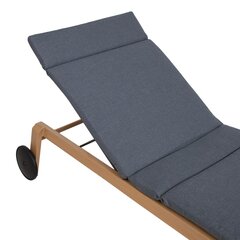 Deck chair SUEZ grey цена и информация | Шезлонги | 220.lv