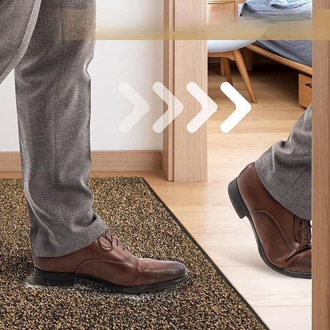 Pretslīdošs ieejas durvju paklājs apaviem 50 x 80 cm цена и информация | Kājslauķi | 220.lv