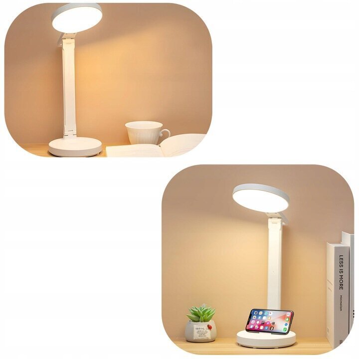 LED bezvadu galda lampa cena un informācija | Galda lampas | 220.lv