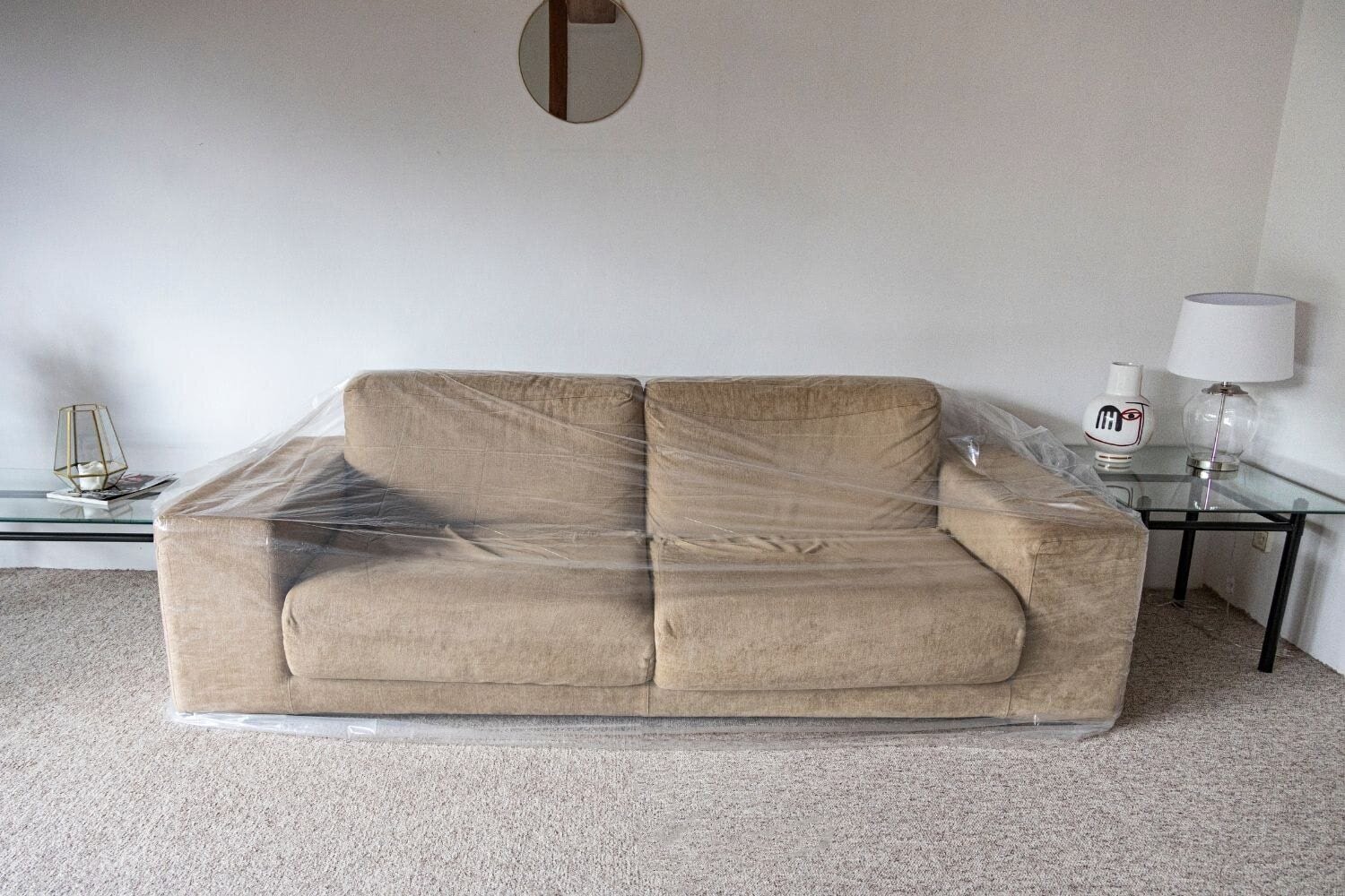 aizsargplēve trīsvietīgam dīvānam, 304,8 x 137,2 cm цена и информация | Krēslu paliktņi | 220.lv