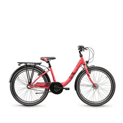 Bērnu velosipēds S´Cool Wave Steel LTD 24" , 2024, sarkans цена и информация | Велосипеды | 220.lv