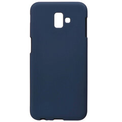 Aizmugurējais vāciņš Evelatus    Samsung    J6 Plus Silicone Case    Midnight Blue cena un informācija | Telefonu vāciņi, maciņi | 220.lv