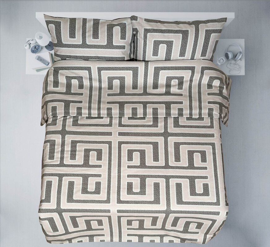 Rustilė gultas veļas komplekts, 240x210 cm, 4 daļu cena un informācija | Gultas veļas komplekti | 220.lv