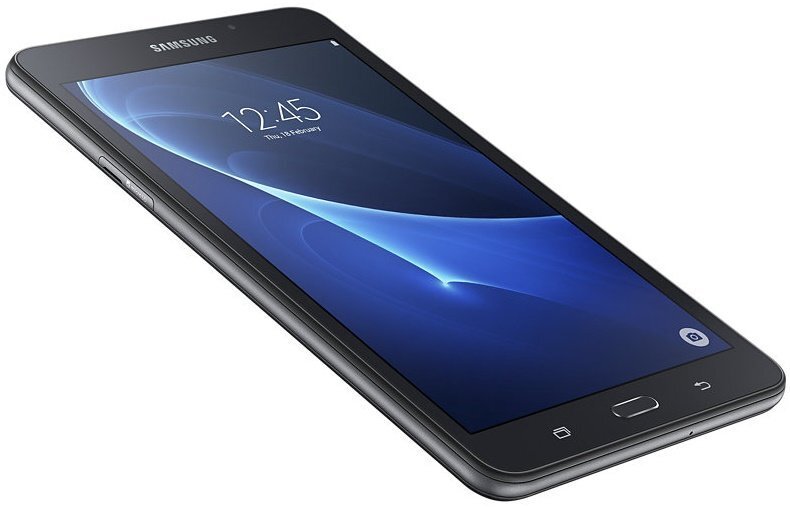 Samsung Galaxy Tab A (2016) T280, 7", WiFi, Melns cena un informācija | Planšetdatori | 220.lv