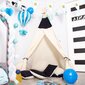 Bērnu rotaļu telts Fluxar home, balts/melns cena un informācija | Bērnu rotaļu laukumi, mājiņas | 220.lv