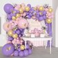 Rozā purpura tauriņu balonu komplekts, 139 gab. cena un informācija | Baloni | 220.lv