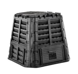 1 камера для компоста Экобат 480 л черный цена и информация | Уличные контейнеры, контейнеры для компоста | 220.lv