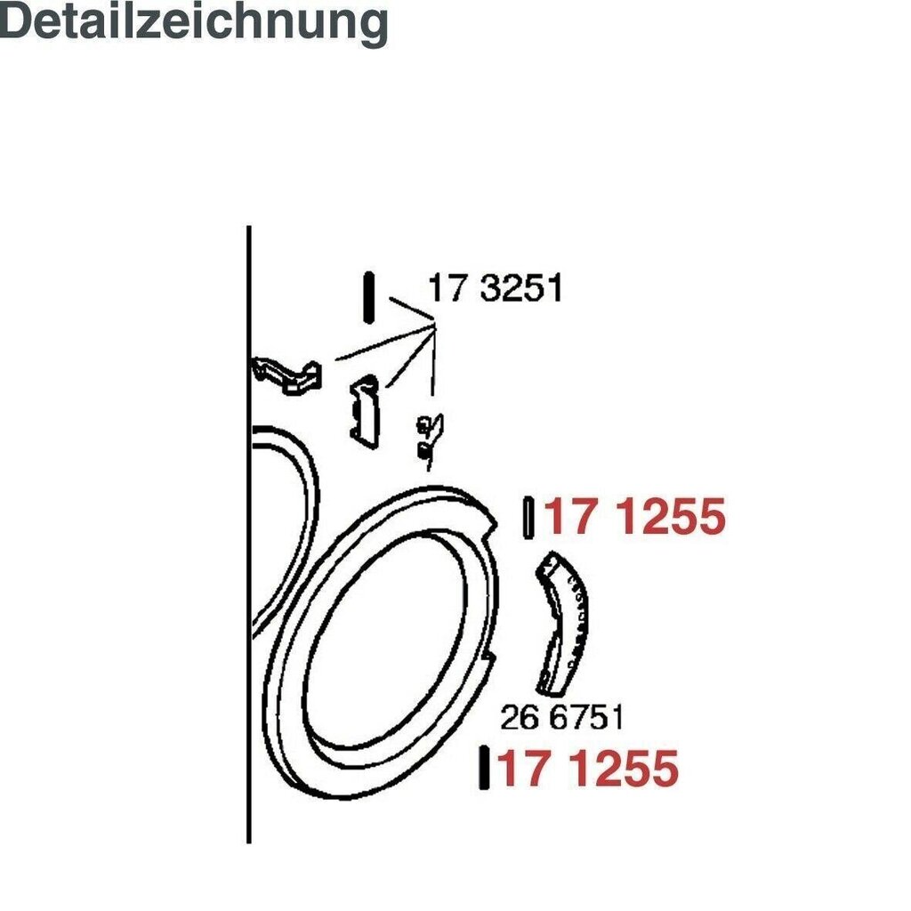 Bosch 00171255 cena un informācija | Lielās sadzīves tehnikas piederumi | 220.lv