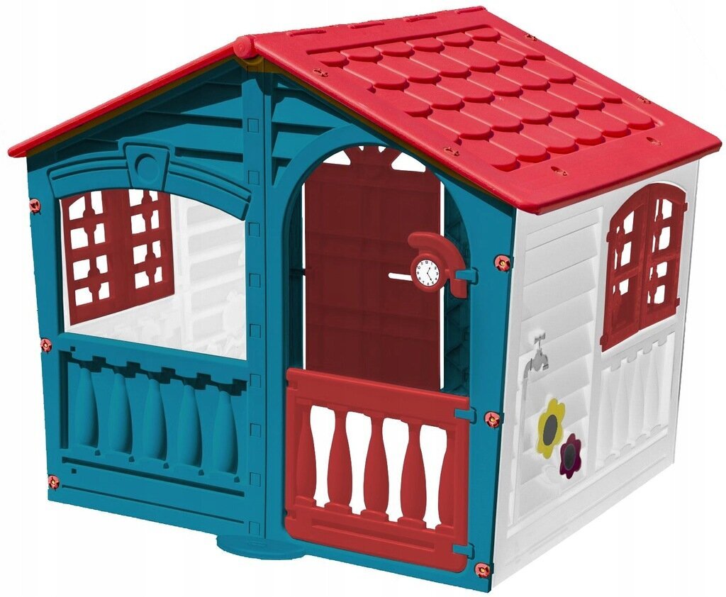 Bērnu rotaļu mājiņa Fluxar home 5005, 140x111x115cm, zila цена и информация | Bērnu rotaļu laukumi, mājiņas | 220.lv
