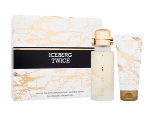 Kosmētikas komplekts Iceberg Twice Gold vīriešiem: tualetes ūdens EDT, 125 ml + dušas želeja, 100 ml cena un informācija | Vīriešu smaržas | 220.lv