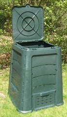 Komposta kaste Ekobat, 600 l, zaļa cena un informācija | Komposta kastes un āra konteineri | 220.lv