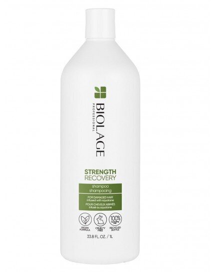 Stiprinošs šampūns novājinātiem matiem Matrix Biolage Strength Recovery, 1000 ml цена и информация | Šampūni | 220.lv