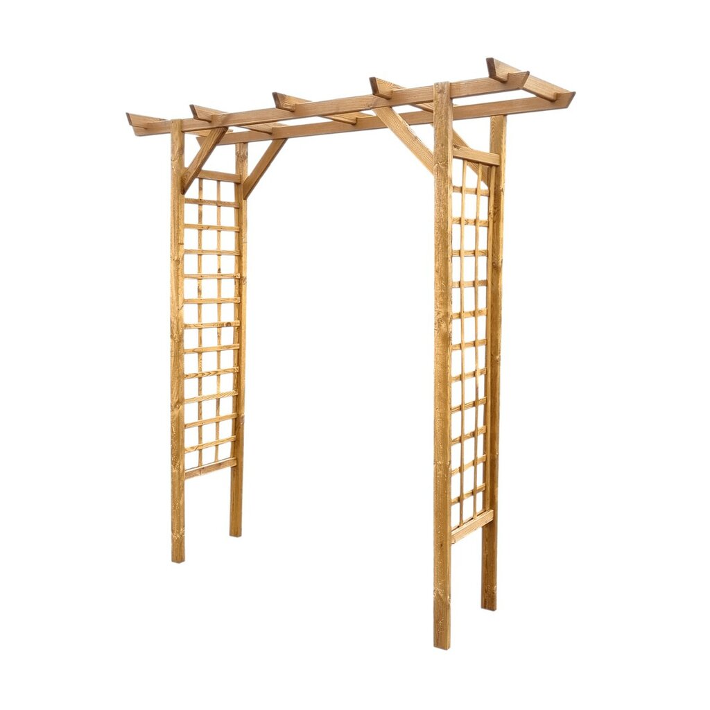 Koka arka Pergola, 210x55x15 cm цена и информация | Dārza dekori | 220.lv