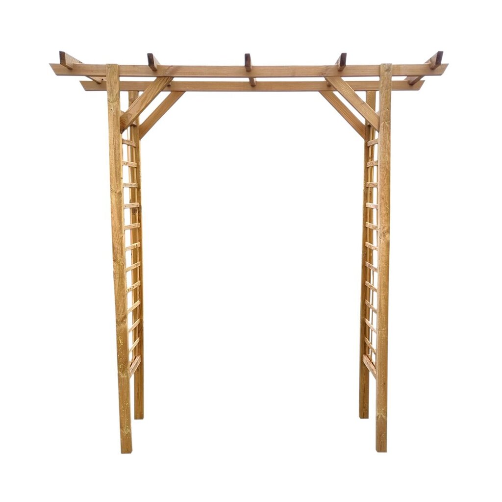 Koka arka Pergola, 210x55x15 cm cena un informācija | Dārza dekori | 220.lv