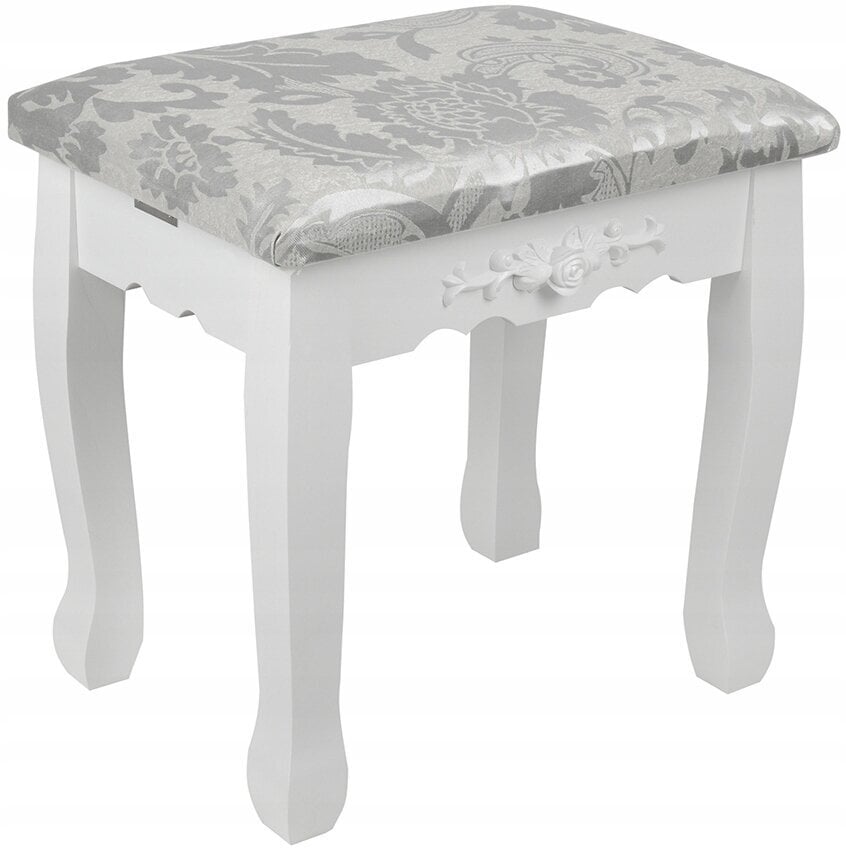 Tualetes galds Funfit, 80x137x40 cm, balts cena un informācija | Kosmētikas galdiņi | 220.lv