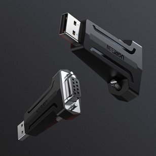 Ugreen DB9 RS-232/USB цена и информация | Adapteri un USB centrmezgli | 220.lv