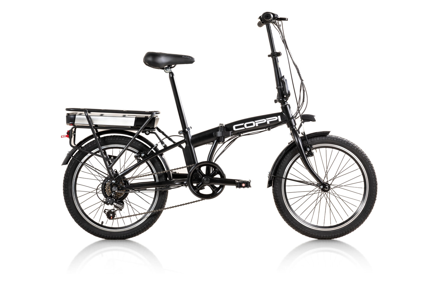 Salokamais elektriskais velosipēds Capri Folding Steelcar 20", melns цена и информация | Elektrovelosipēdi | 220.lv