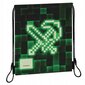 Skolas mugursoma Starpak Pixel Pixel Green, 533137 цена и информация | Skolas somas | 220.lv